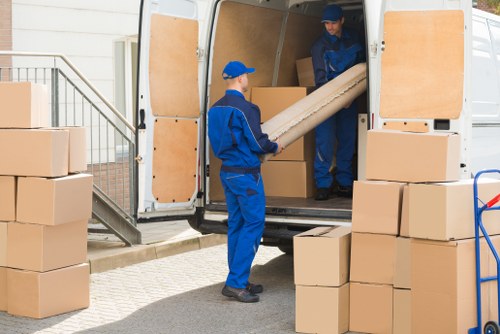 Local house removals team working in Southfields residential streets