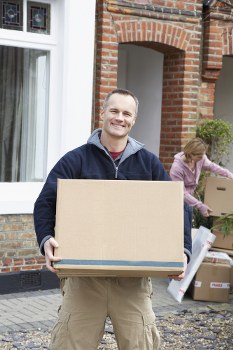 Man And Van Southfields team sorting recyclable moving materials