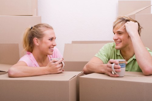Commercial moving team planning an office relocation in Southfields
