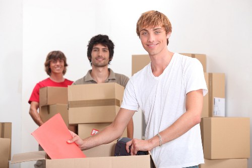 Waste handling and disposal compliance for moving services